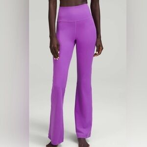 Lululemon Athletica Purple Flared Leggings